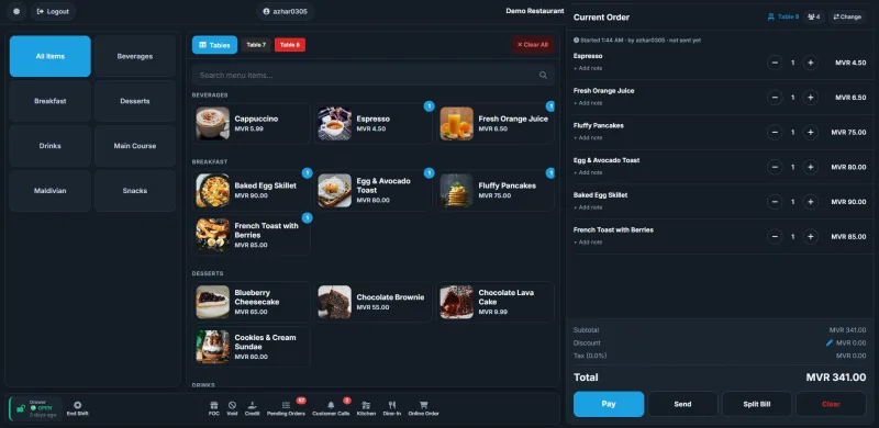 POS terminal in Keymaa